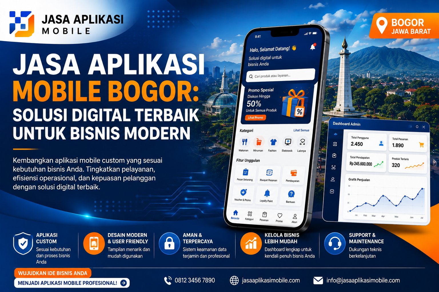 Jasa Aplikasi Mobile Bogor: Solusi Digital Terbaik untuk Bisnis Modern